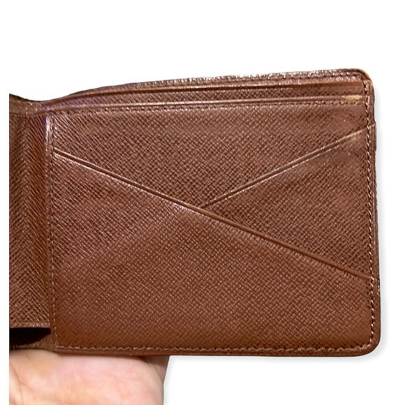 [ SOLD ] Authentic Louis Vuitton Slender Men Wallet Monogram Used Condition - Picture 5 of 15